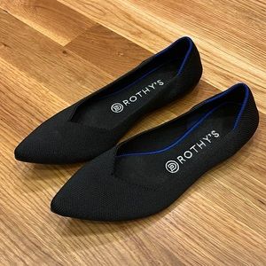 Rothy’s The Point Black Solid Size 9